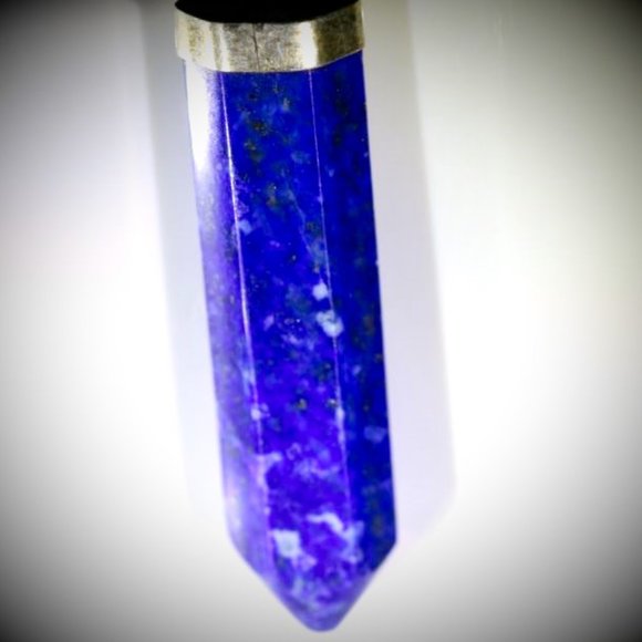 Lapis Lazuli 35.55ct Solid 925 Silver Pendant - Picture 2 of 5